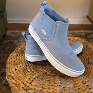 Vans light blue suede ankle size 8.5